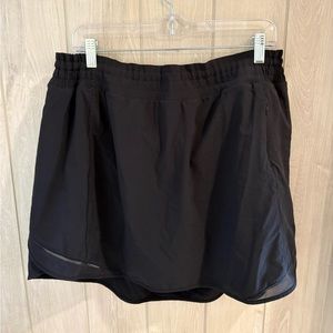 Black lululemon skort